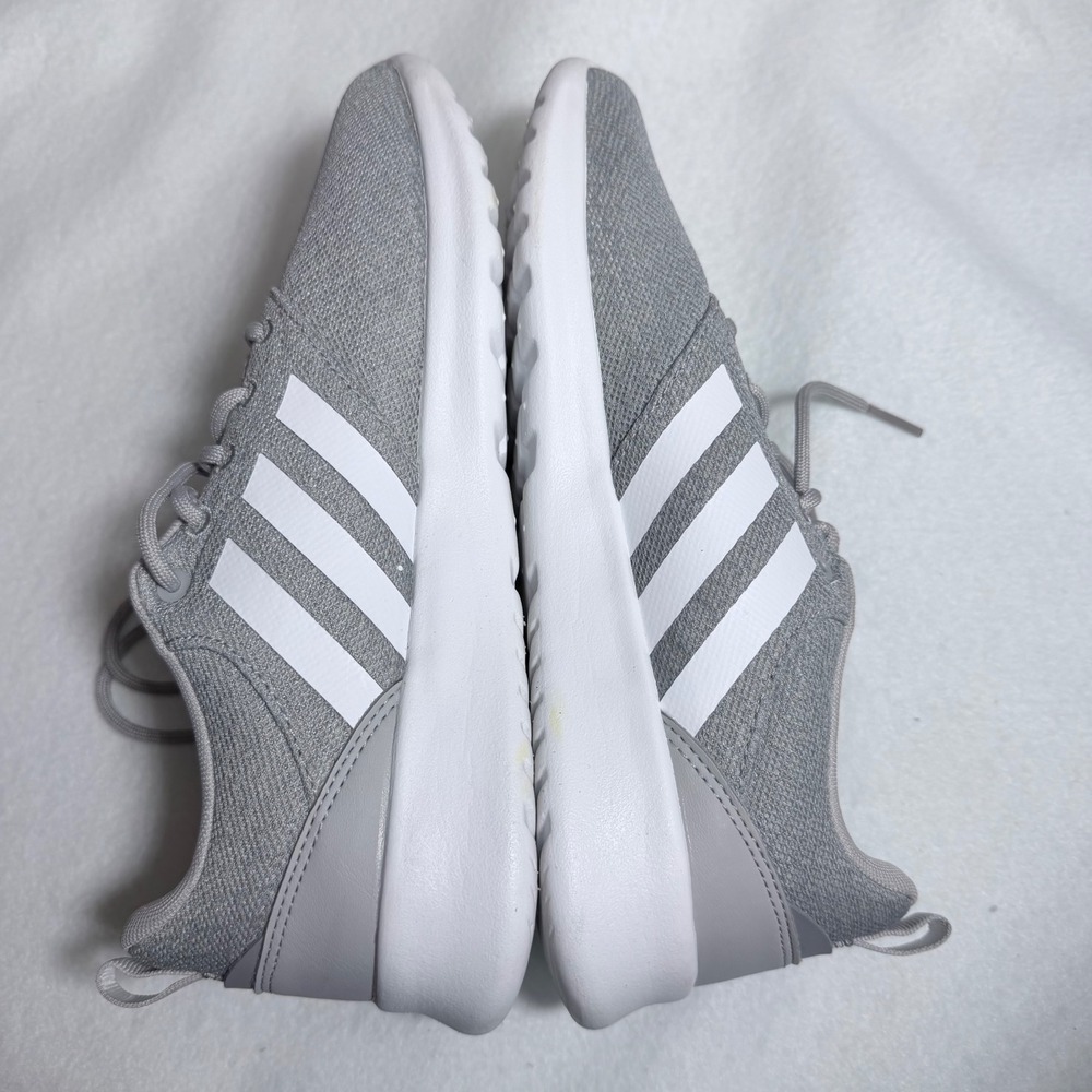 Adidas QT Racer 2.0 Women 8 Grey White Running Shoes FY8312 Cloudfoam Sneakers - Picture 9 of 15